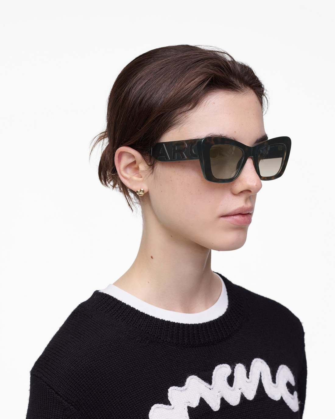 Marc Jacobs Value | The Bold Logo Cat Eye Sunglasses Havana