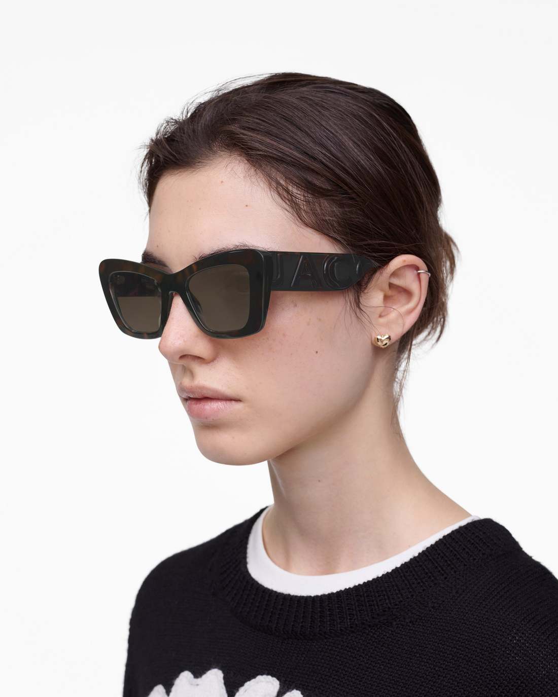 Marc Jacobs Value | The Bold Logo Cat Eye Sunglasses Havana