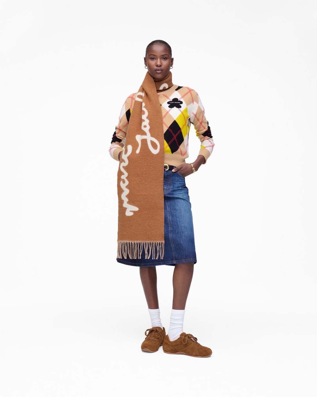 Marc Jacobs Best Price | Marc Is Joy Scarf Copper