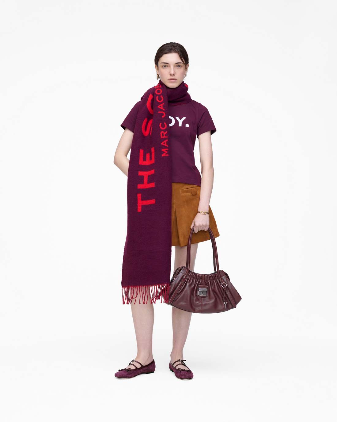 Marc Jacobs Classic | The Scarf Dark Plum