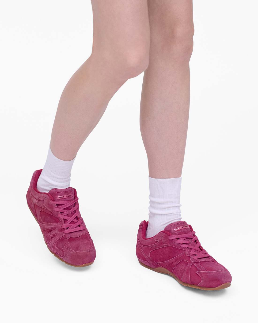 Marc Jacobs Customer Favorite | The Suede 72 Spring Sneaker Raspberry Pink