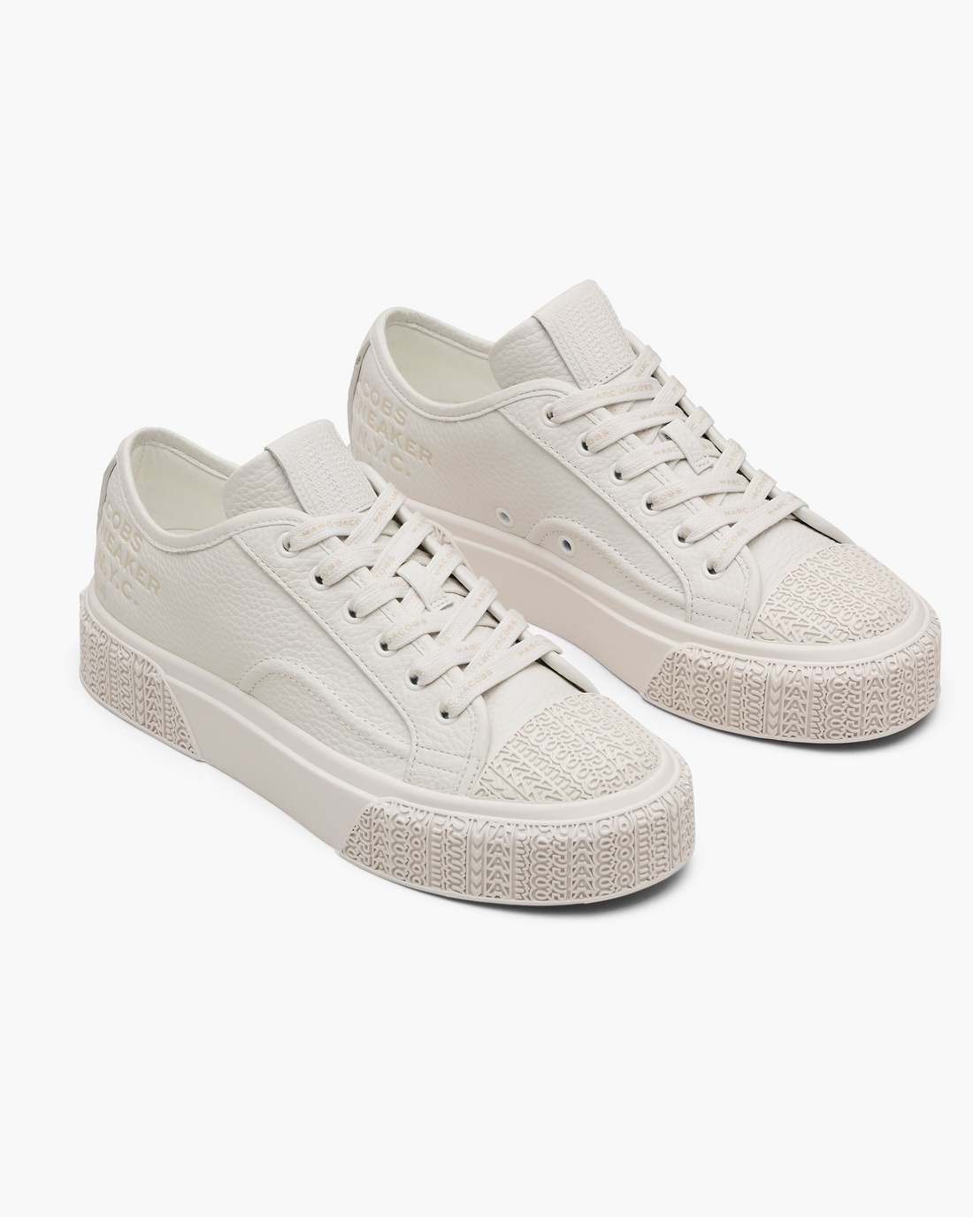 Marc Jacobs Premium | The Leather Sneaker Cotton White