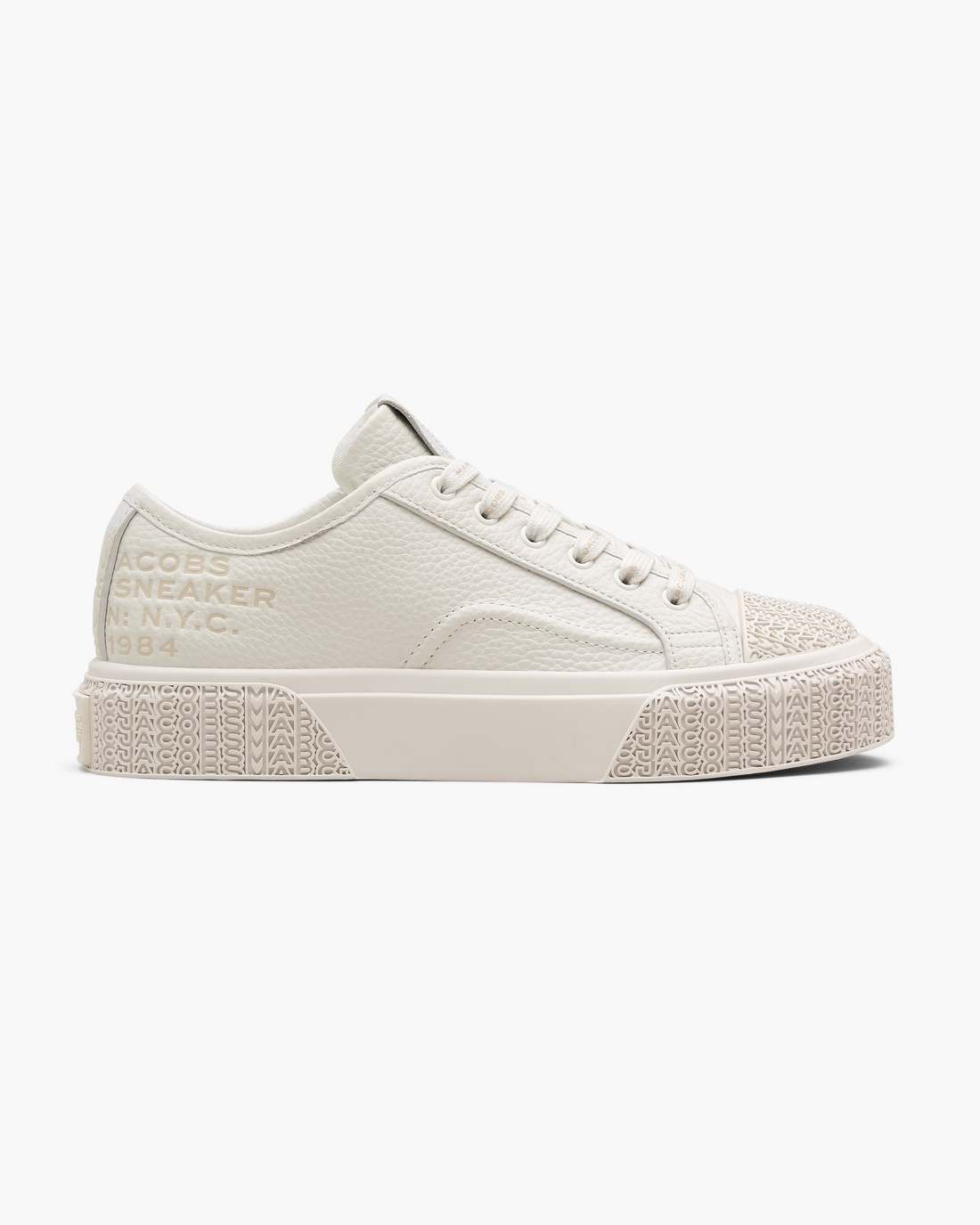 Marc Jacobs Premium | The Leather Sneaker Cotton White