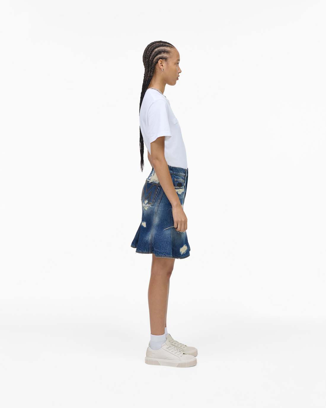 Marc Jacobs Premium | The Leather Sneaker Cotton White