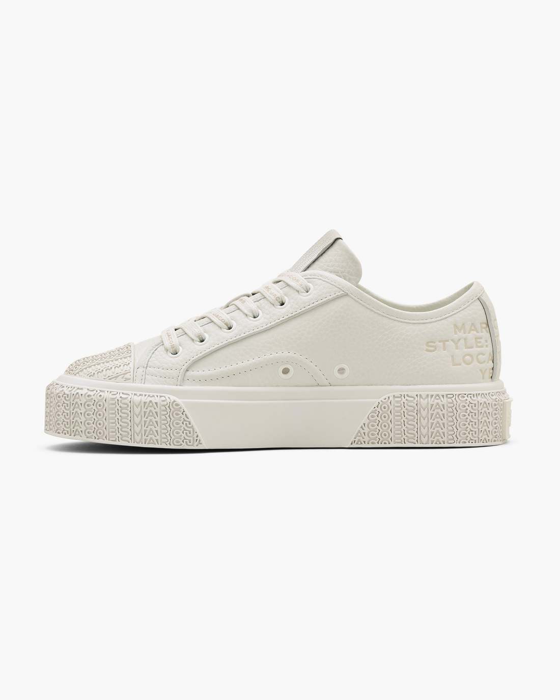 Marc Jacobs Premium | The Leather Sneaker Cotton White