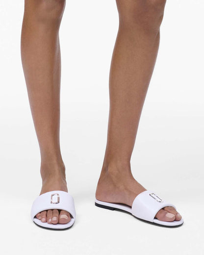 Marc Jacobs Signature | The Snapshot Slide Bright White