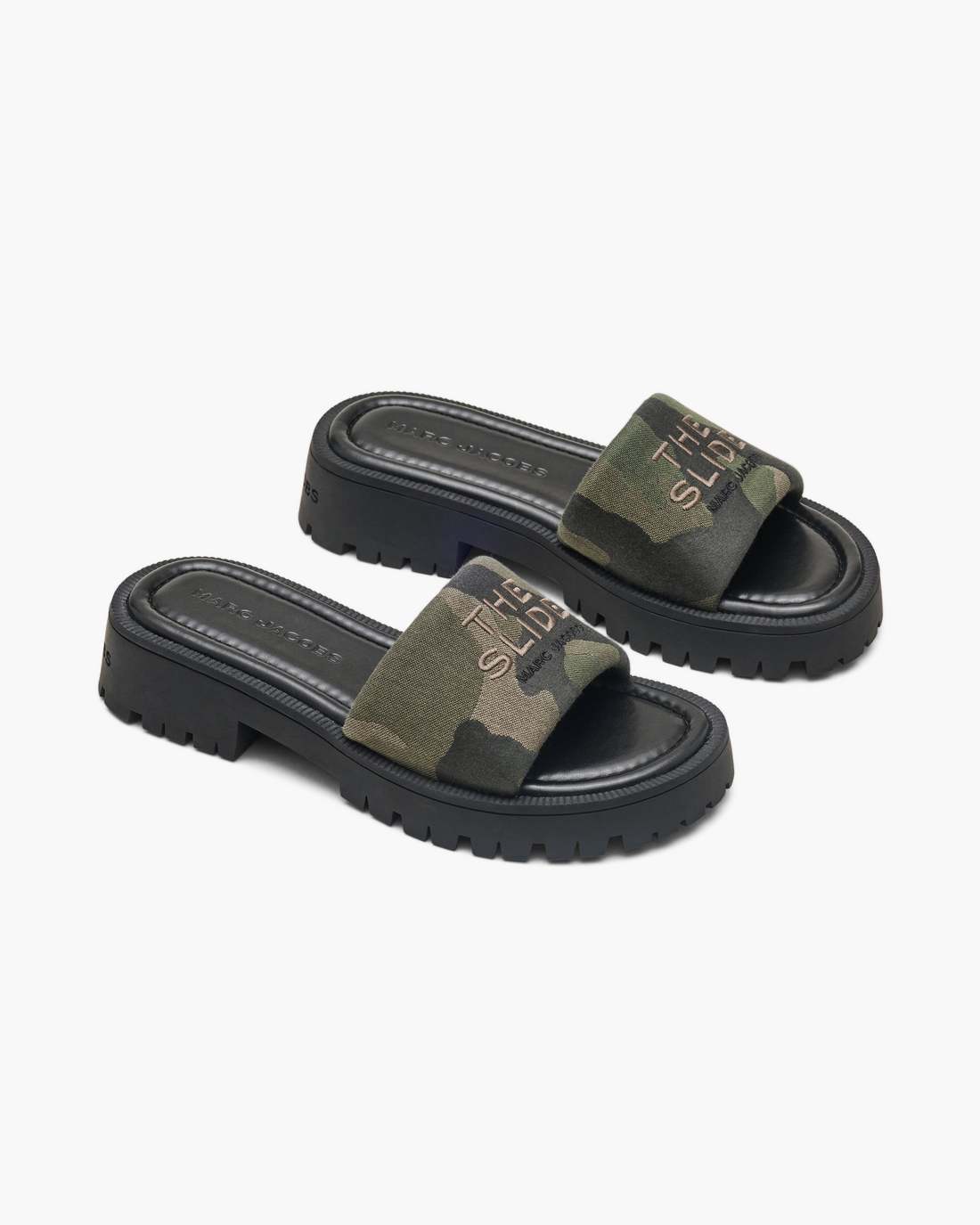 Marc Jacobs Best Price | The Camo Jacquard Lug Sole Slide Camo Multi