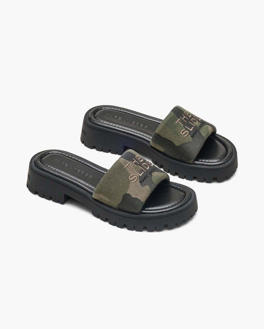 Marc Jacobs Best Price | The Camo Jacquard Lug Sole Slide Camo Multi