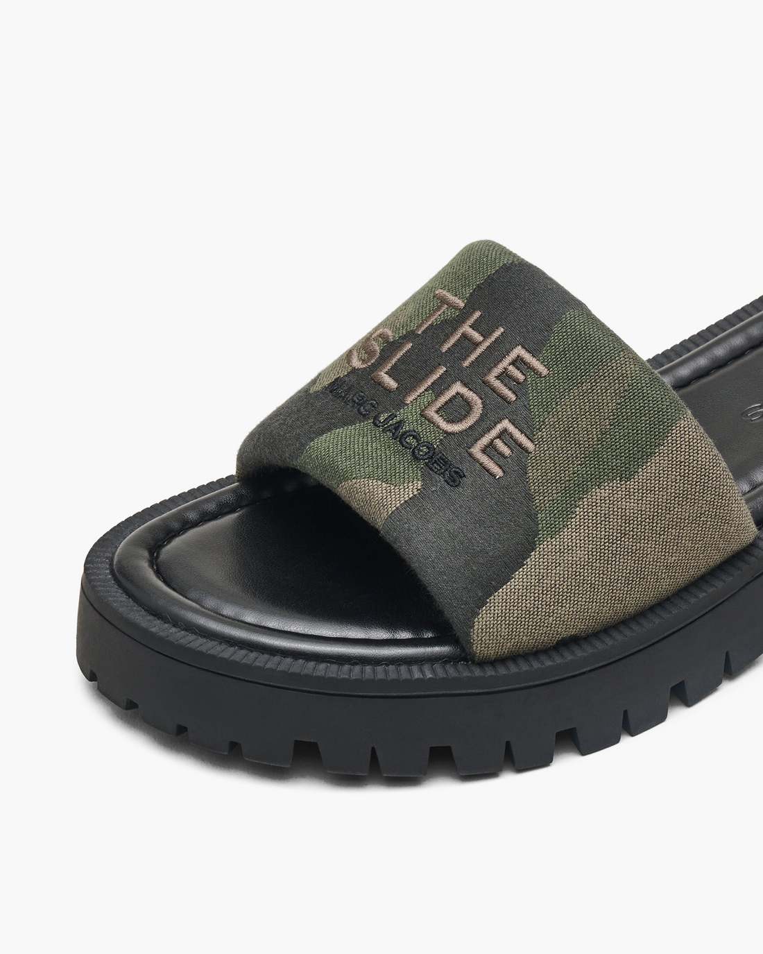 Marc Jacobs Best Price | The Camo Jacquard Lug Sole Slide Camo Multi