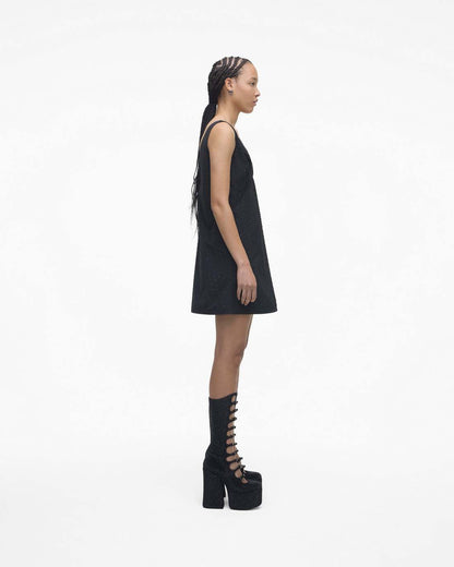 Marc Jacobs Customer Favorite | The Rhinestone Kiki Knee-High Boot Black/Black