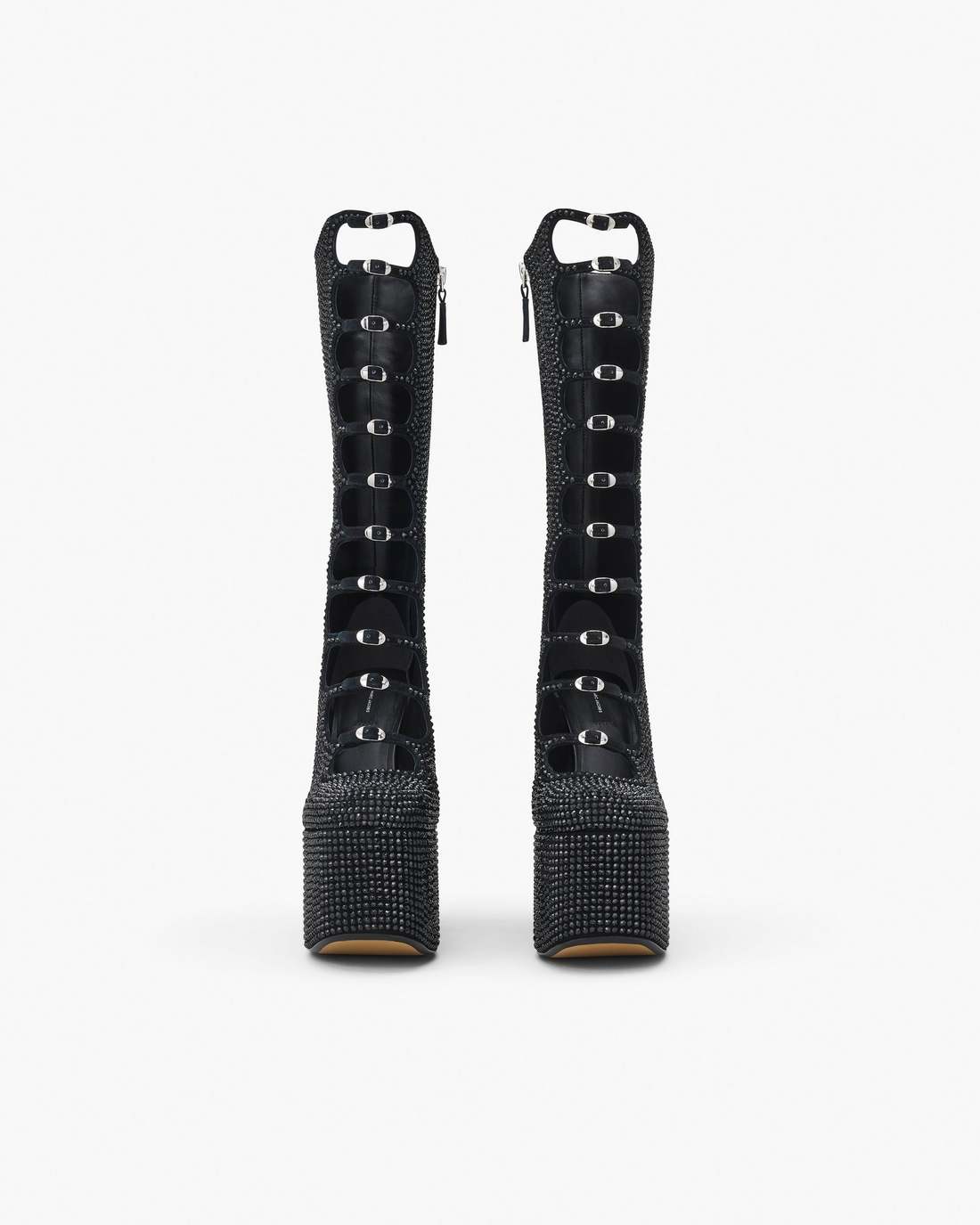 Marc Jacobs Customer Favorite | The Rhinestone Kiki Knee-High Boot Black/Black