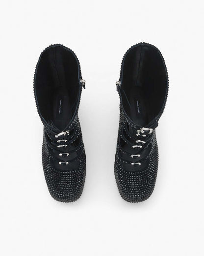 Marc Jacobs Customer Favorite | The Rhinestone Kiki Knee-High Boot Black/Black