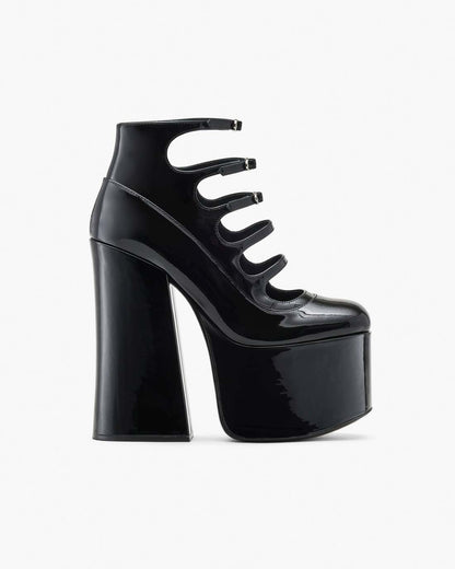 Marc Jacobs Smart Buy | The Patent Leather Kiki Ankle Boot Black