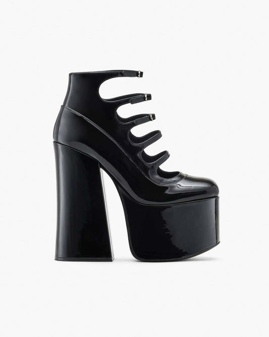 Marc Jacobs Smart Buy | The Patent Leather Kiki Ankle Boot Black