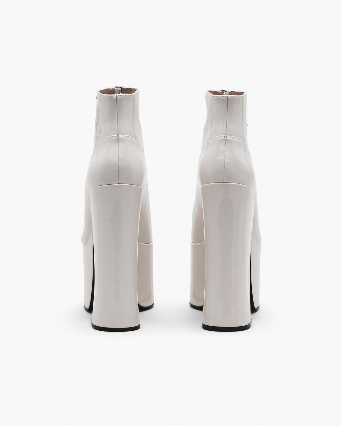 Marc Jacobs Exclusive | The Patent Leather Kiki Ankle Boot White