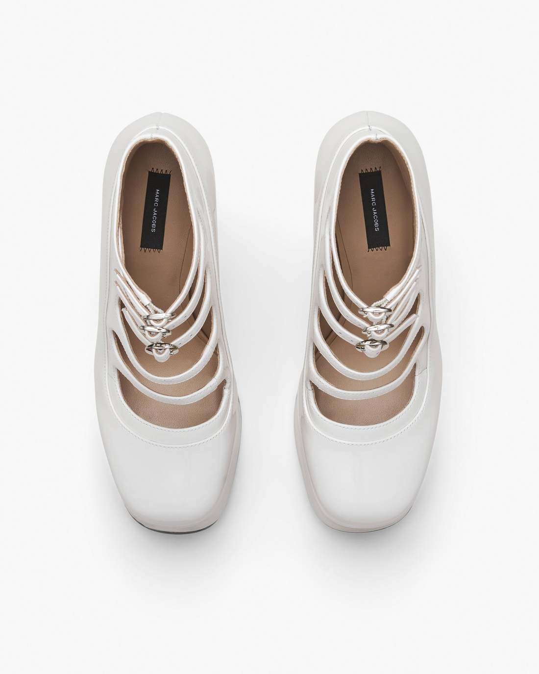 Marc Jacobs Exclusive | The Patent Leather Kiki Ankle Boot White