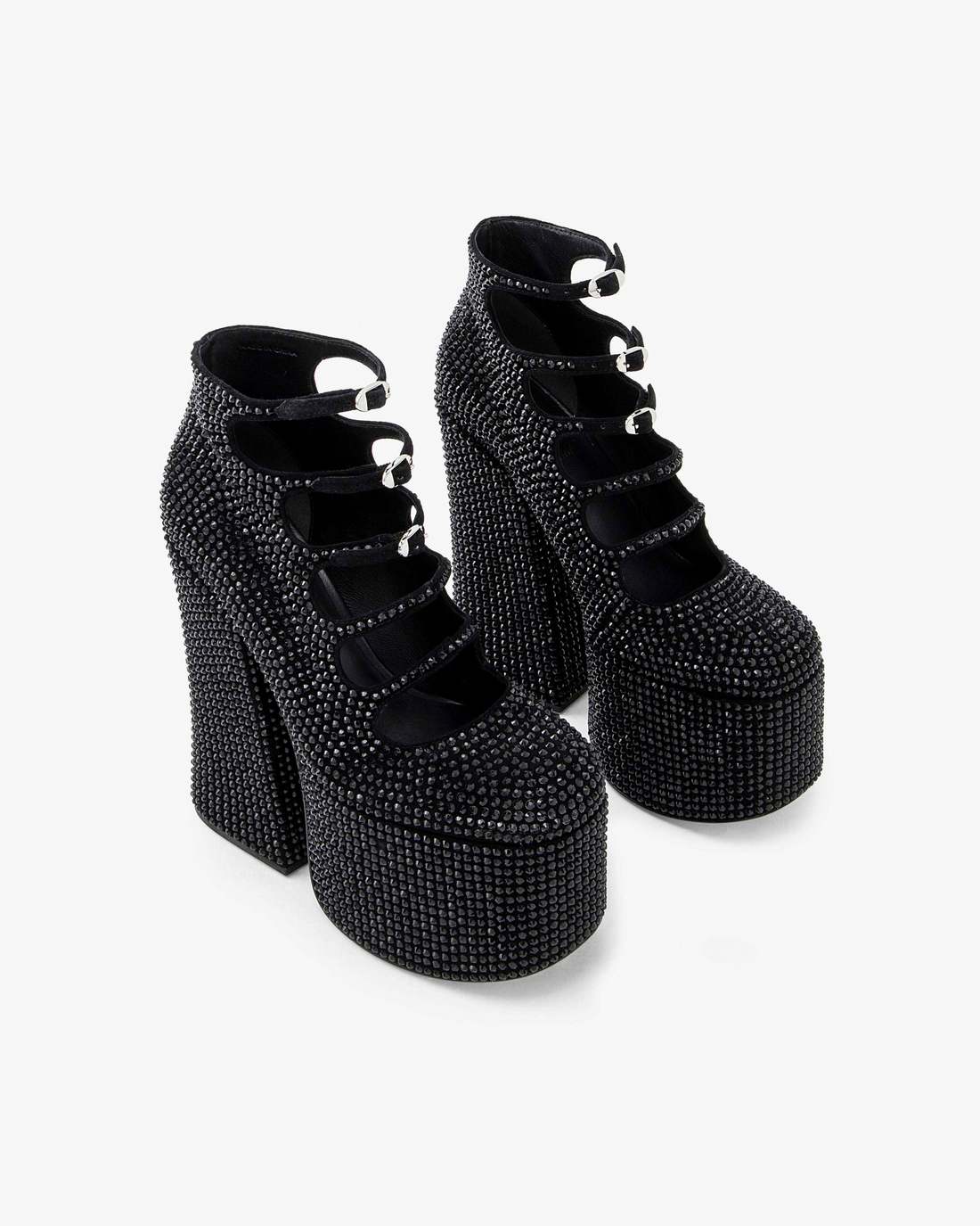 Marc Jacobs Quality | The Rhinestone Kiki Ankle Boot Black/Black
