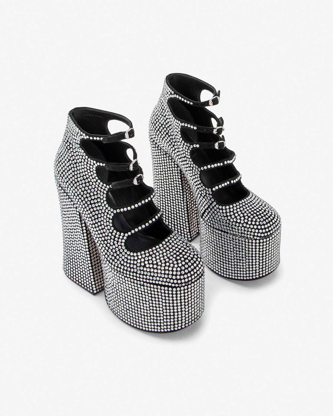 Marc Jacobs Popular | The Rhinestone Kiki Ankle Boot Black/Crystal