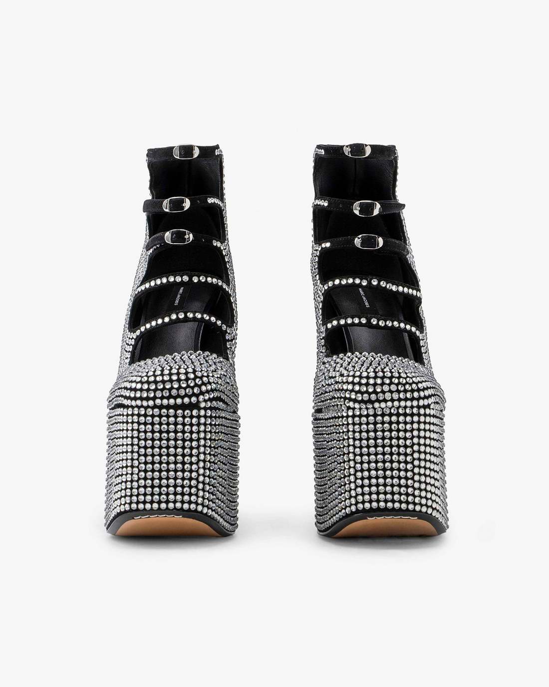 Marc Jacobs Popular | The Rhinestone Kiki Ankle Boot Black/Crystal