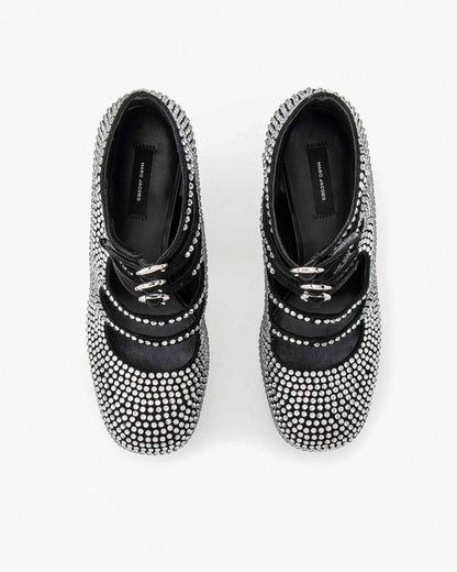 Marc Jacobs Popular | The Rhinestone Kiki Ankle Boot Black/Crystal
