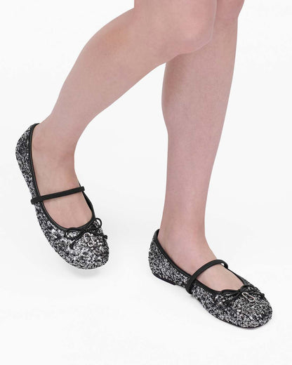Marc Jacobs Trusted | The Sequin Sabrina Ballerina Silver