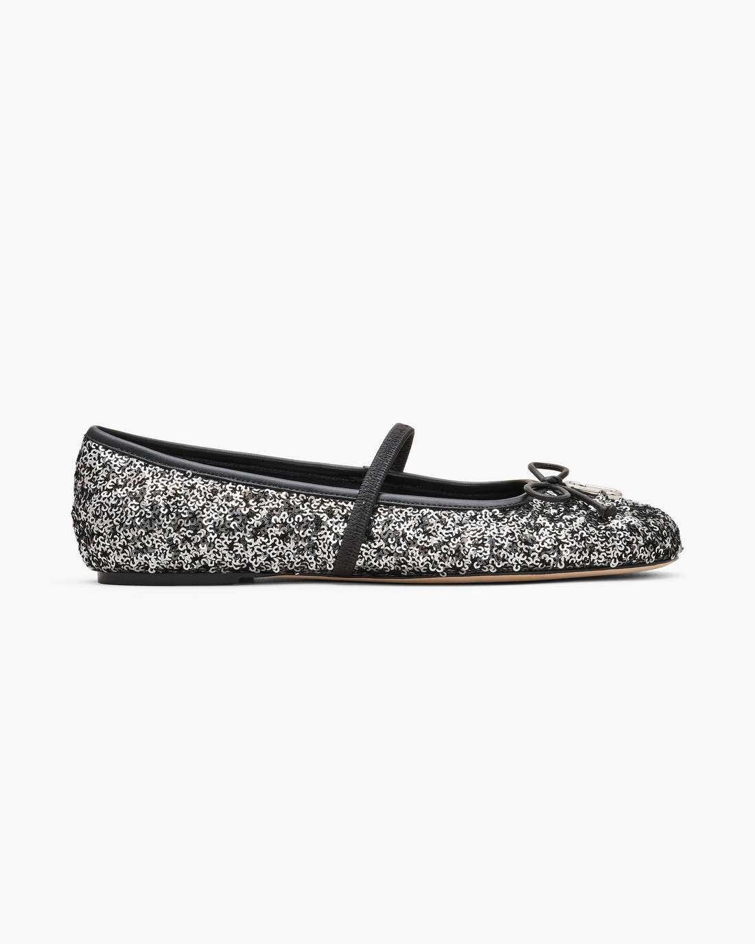 Marc Jacobs Trusted | The Sequin Sabrina Ballerina Silver
