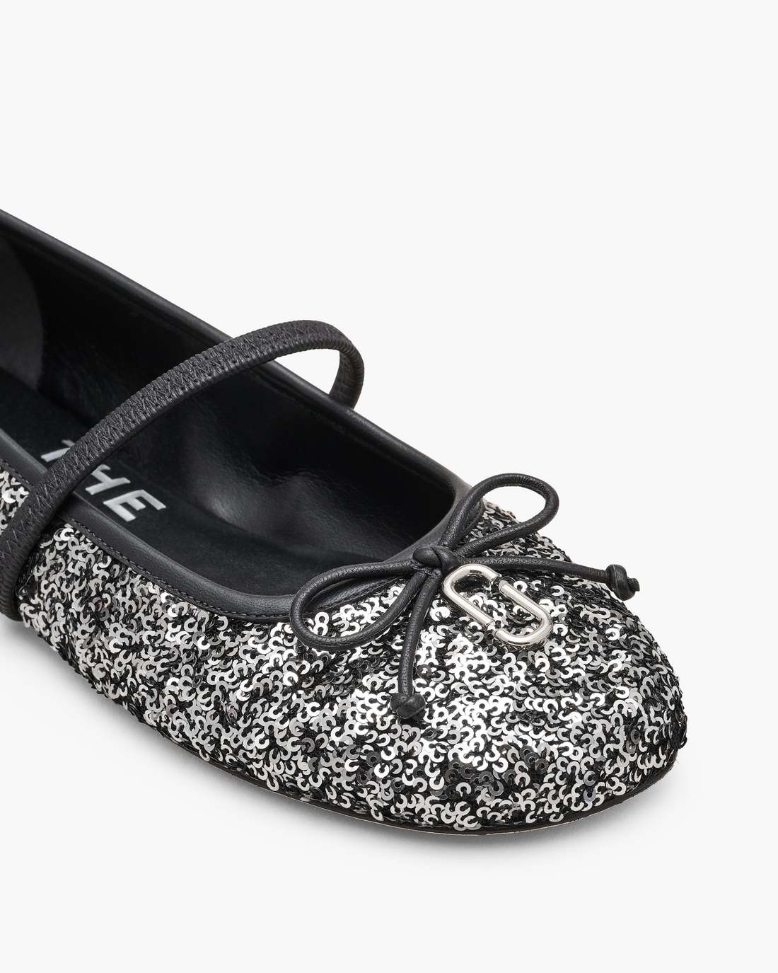Marc Jacobs Trusted | The Sequin Sabrina Ballerina Silver