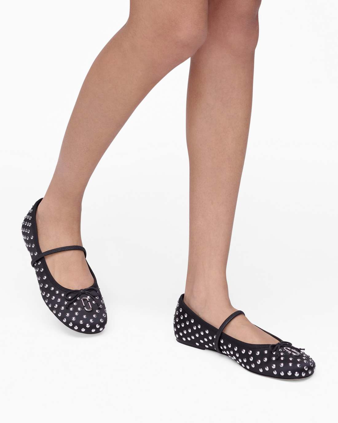 Marc Jacobs Everyday | The Studded Sabrina Ballerina Black Multi