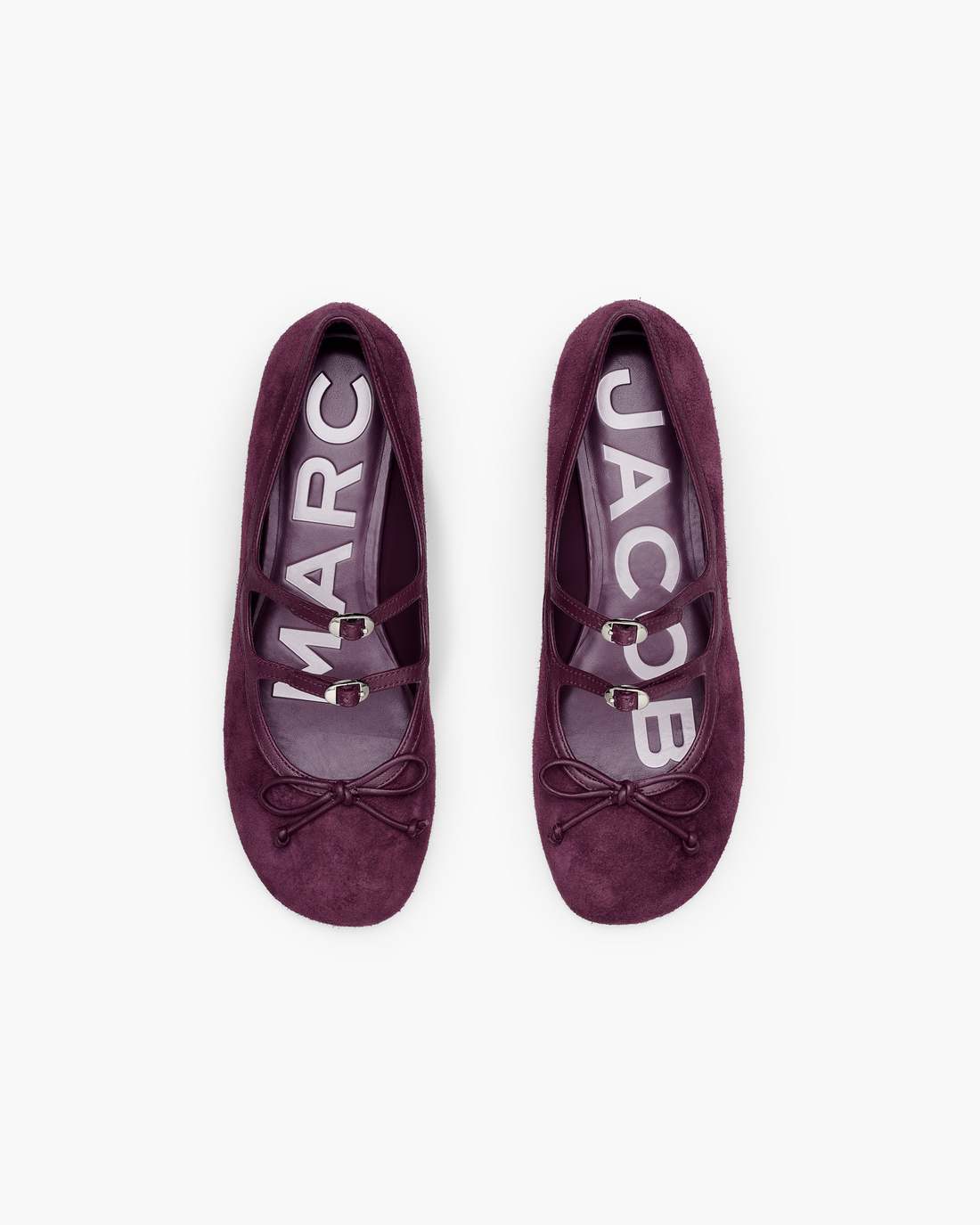 Marc Jacobs Special Offer | The Suede Kiki Ballerina Dark Plum