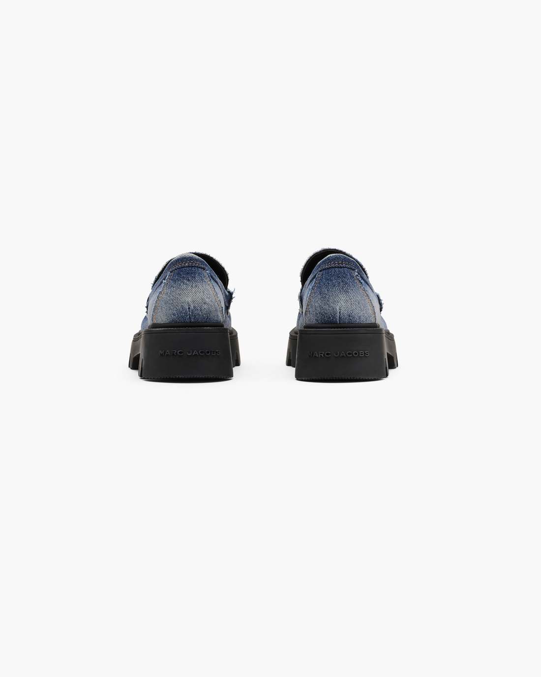 Marc Jacobs Quality | The Faded Denim Frankie Loafer Faded Vintage Indigo