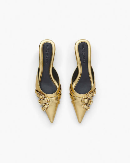 Marc Jacobs Special Offer | The Emma Kitten Heel Shiny Gold