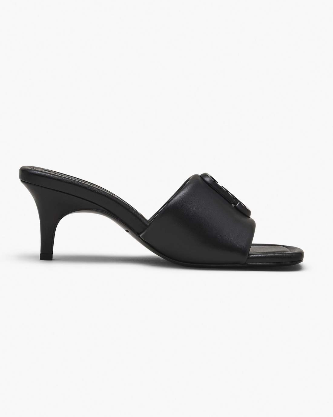 Marc Jacobs Featured | The Leather J Marc Heeled Sandal Black
