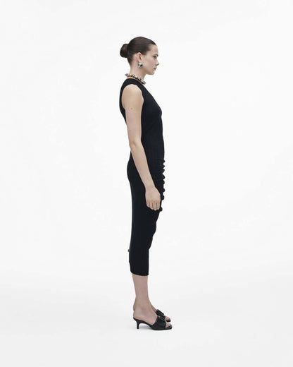 Marc Jacobs Featured | The Leather J Marc Heeled Sandal Black