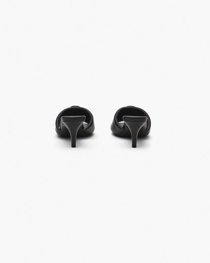 Marc Jacobs Featured | The Leather J Marc Heeled Sandal Black