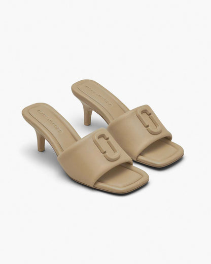Marc Jacobs Customer Favorite | The Leather J Marc Heeled Sandal Camel