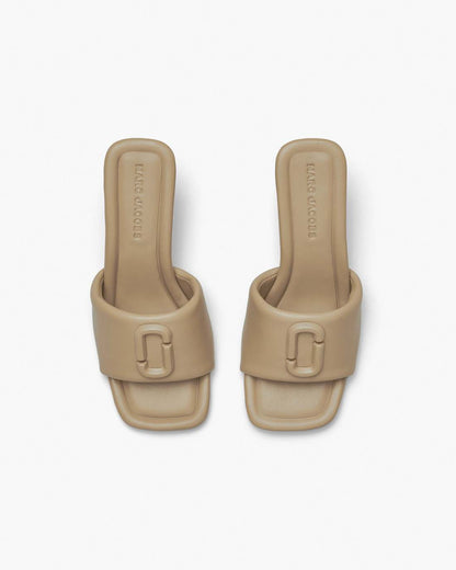 Marc Jacobs Customer Favorite | The Leather J Marc Heeled Sandal Camel