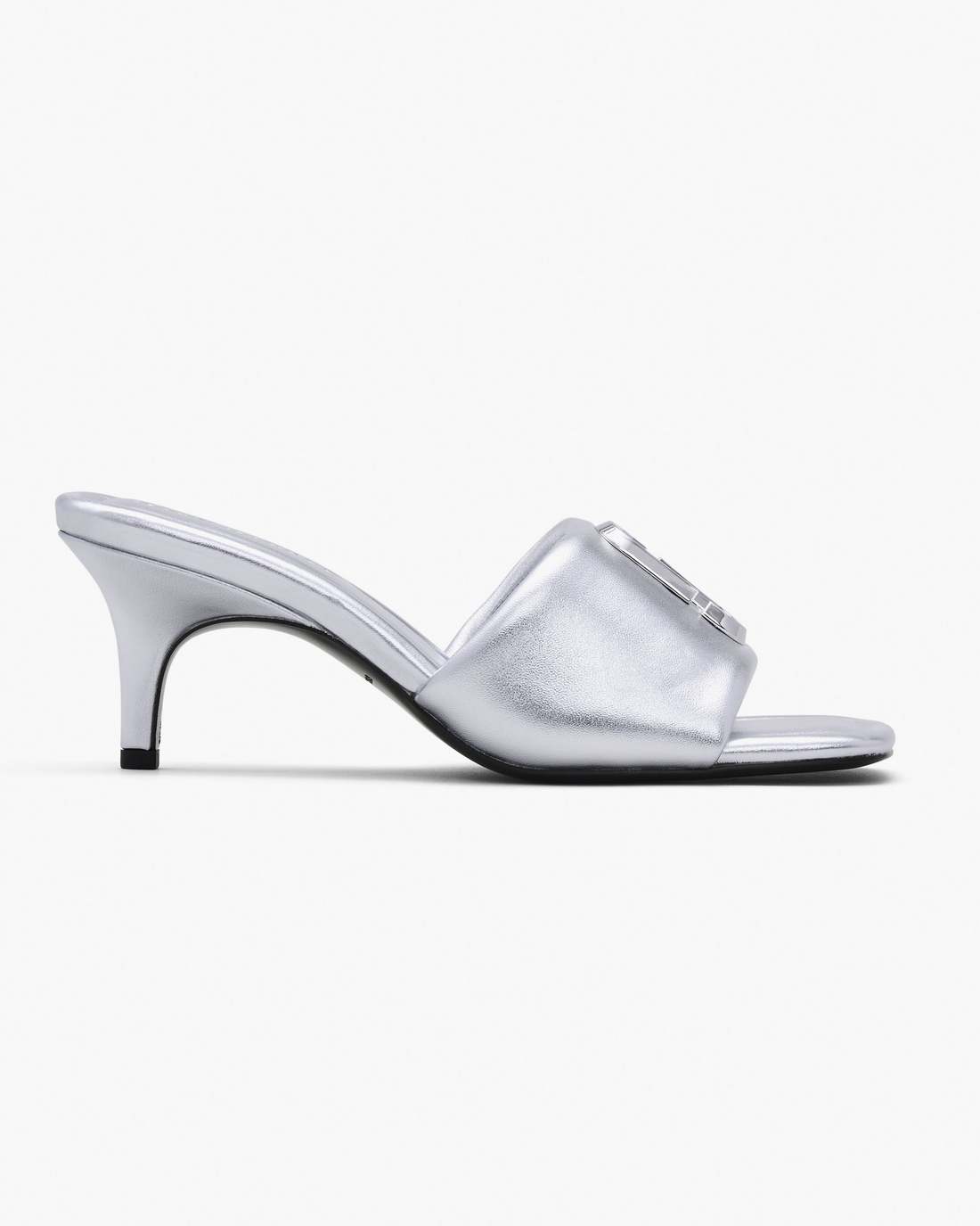 Marc Jacobs Sale | The Metallic J Marc Heeled Sandal Silver