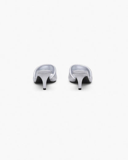 Marc Jacobs Sale | The Metallic J Marc Heeled Sandal Silver