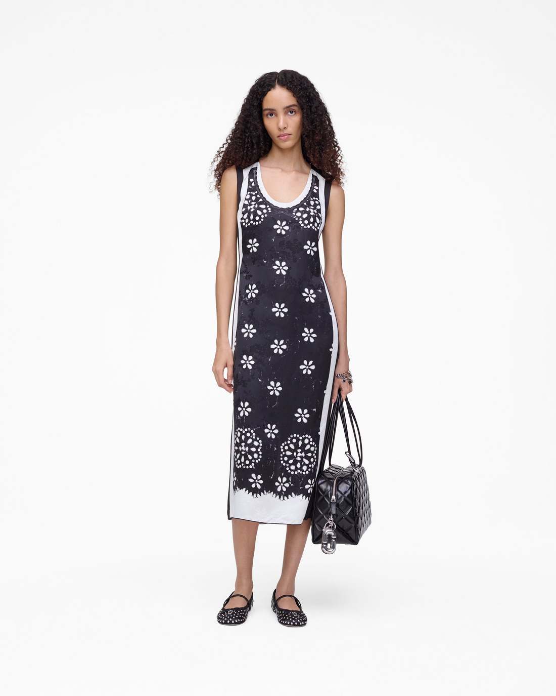 Marc Jacobs Top Pick | Trompe L'Oeil Eyelet Dress Black/White