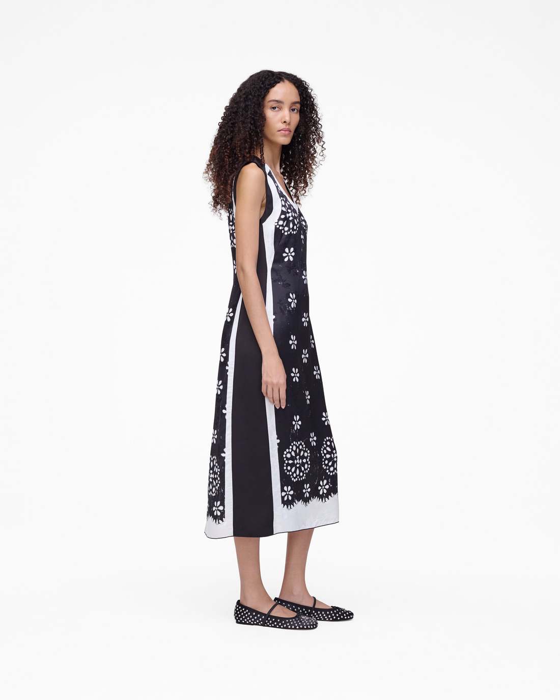 Marc Jacobs Top Pick | Trompe L'Oeil Eyelet Dress Black/White