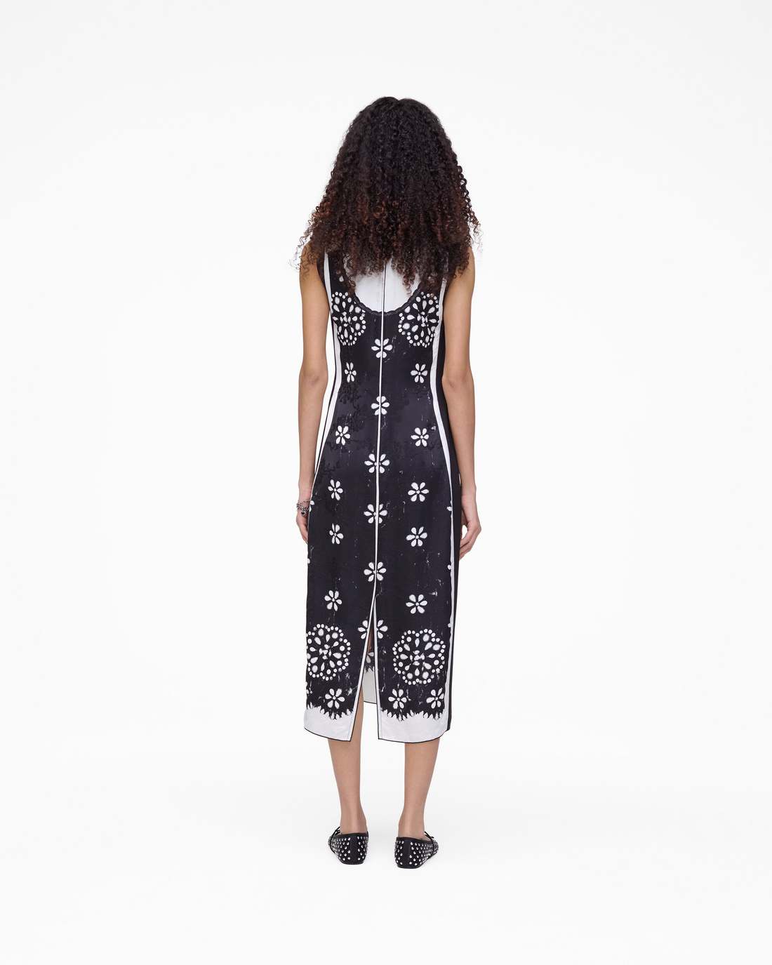 Marc Jacobs Top Pick | Trompe L'Oeil Eyelet Dress Black/White