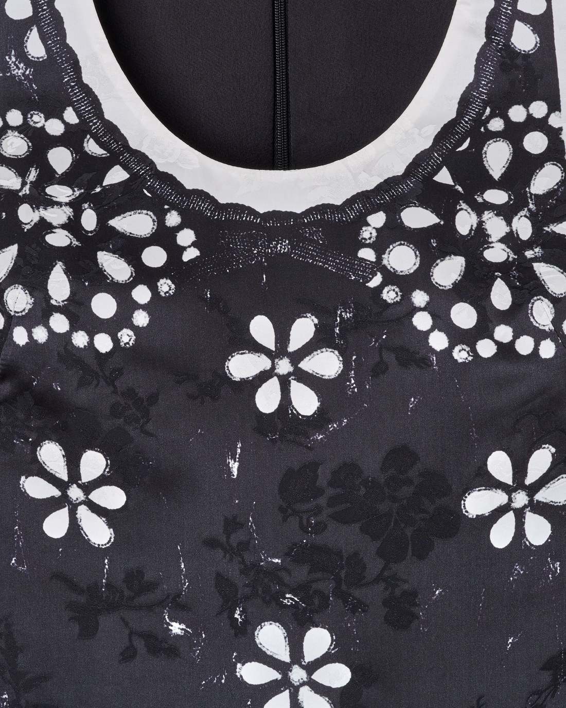 Marc Jacobs Top Pick | Trompe L'Oeil Eyelet Dress Black/White