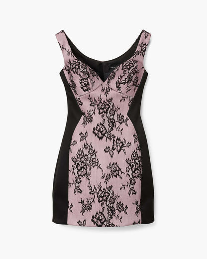 Marc Jacobs Best Seller | Sculpted Lace Shadow Dress Black Multi