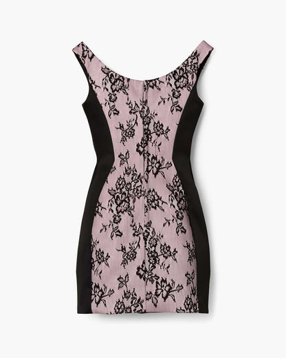 Marc Jacobs Best Seller | Sculpted Lace Shadow Dress Black Multi