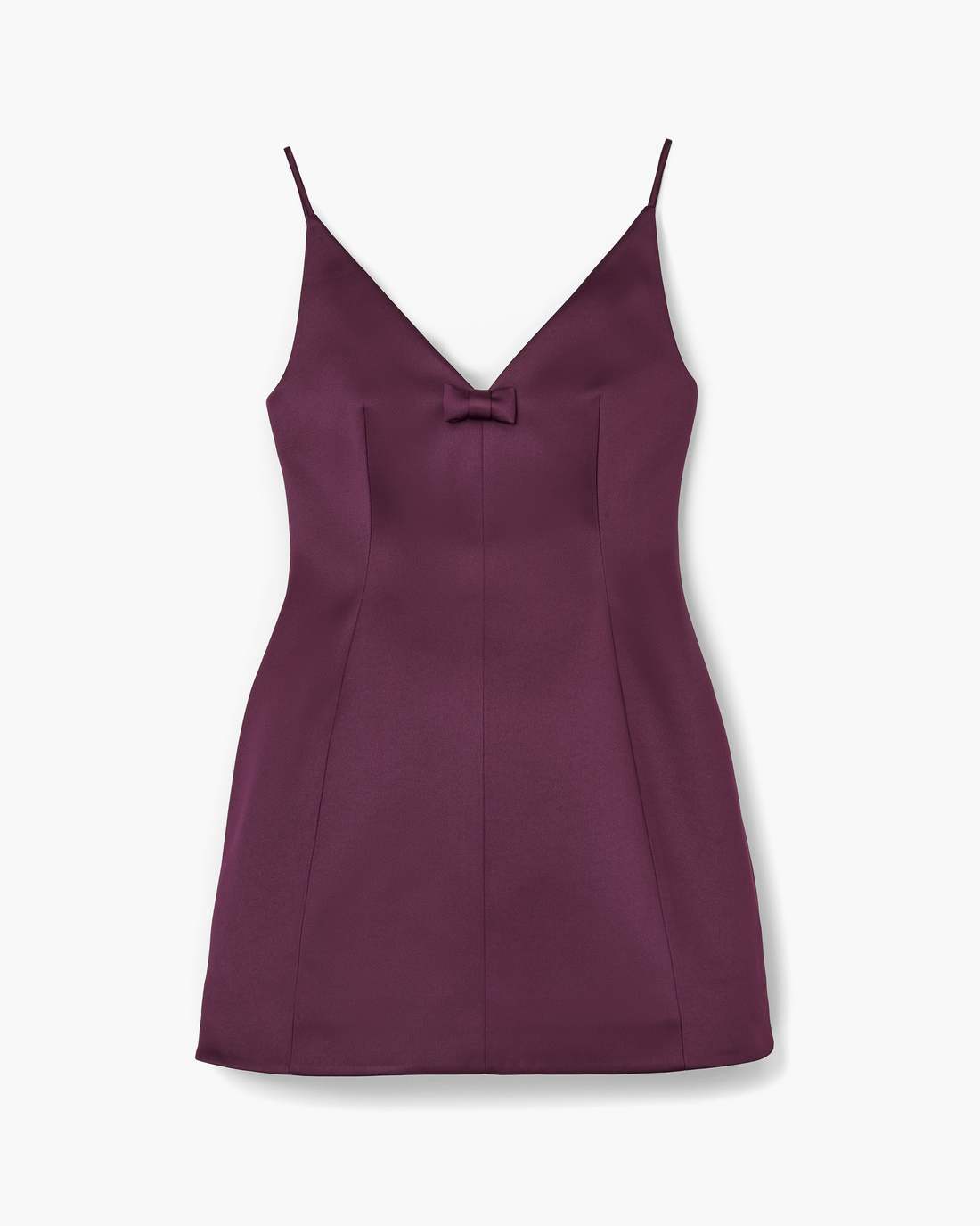 Marc Jacobs Latest | Satin Bow Dress Dark Plum