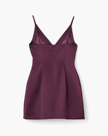 Marc Jacobs Latest | Satin Bow Dress Dark Plum