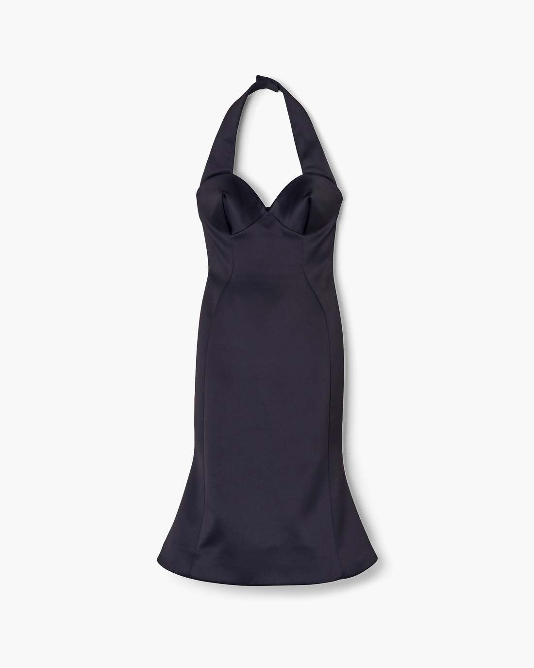 Marc Jacobs Trending | Sculpted Satin Halter Dress Black