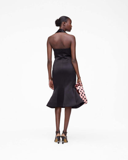 Marc Jacobs Trending | Sculpted Satin Halter Dress Black