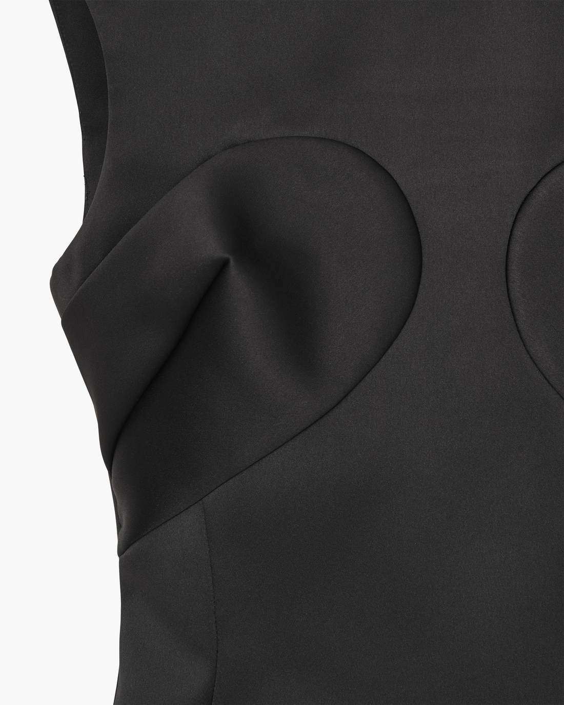 Marc Jacobs Premium | Seamed Up Satin Dress Black