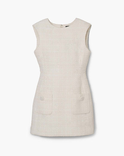 Marc Jacobs Smart Buy | Sculptural Tweed Dress Ivory